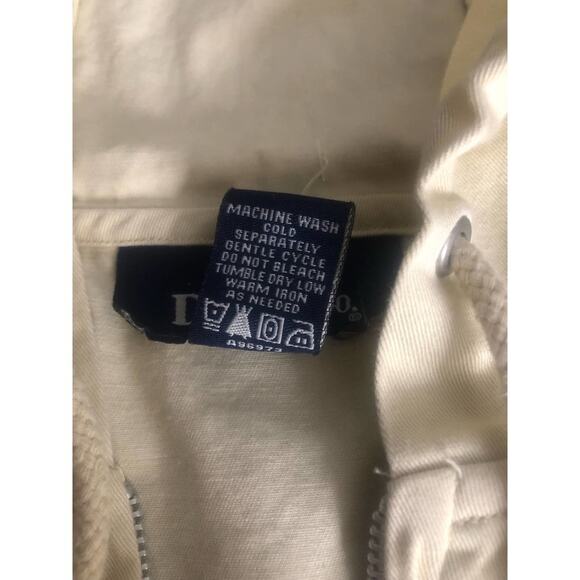 DENIM & Co Jacket Womens Size 2XL Hood Utility Windbreaker Soft Yellow - Picture 10 of 10